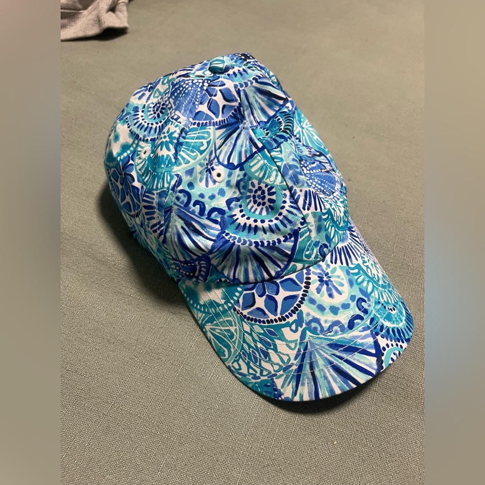 Lilly Pulitzer baseball cap, blue